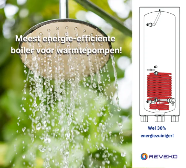 Efficiente boiler voor warmtepomp