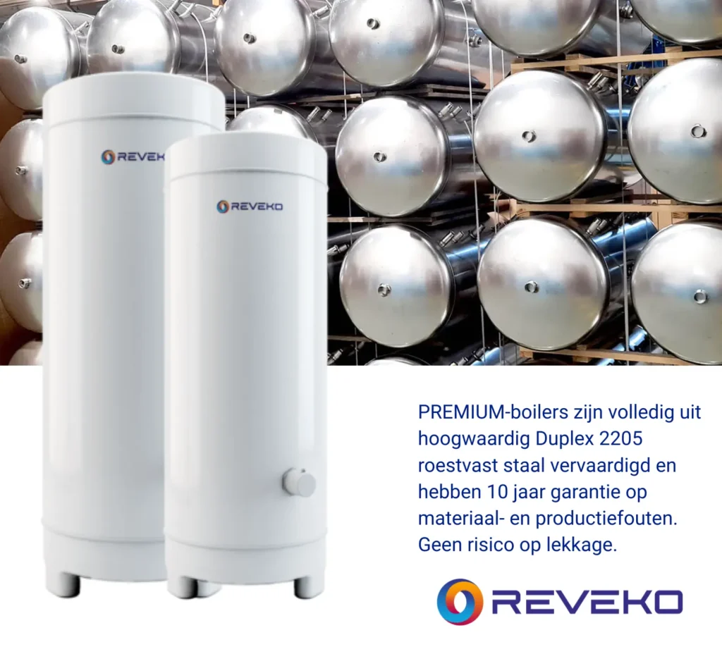 Het beste RVS voor warmtepomp boilers