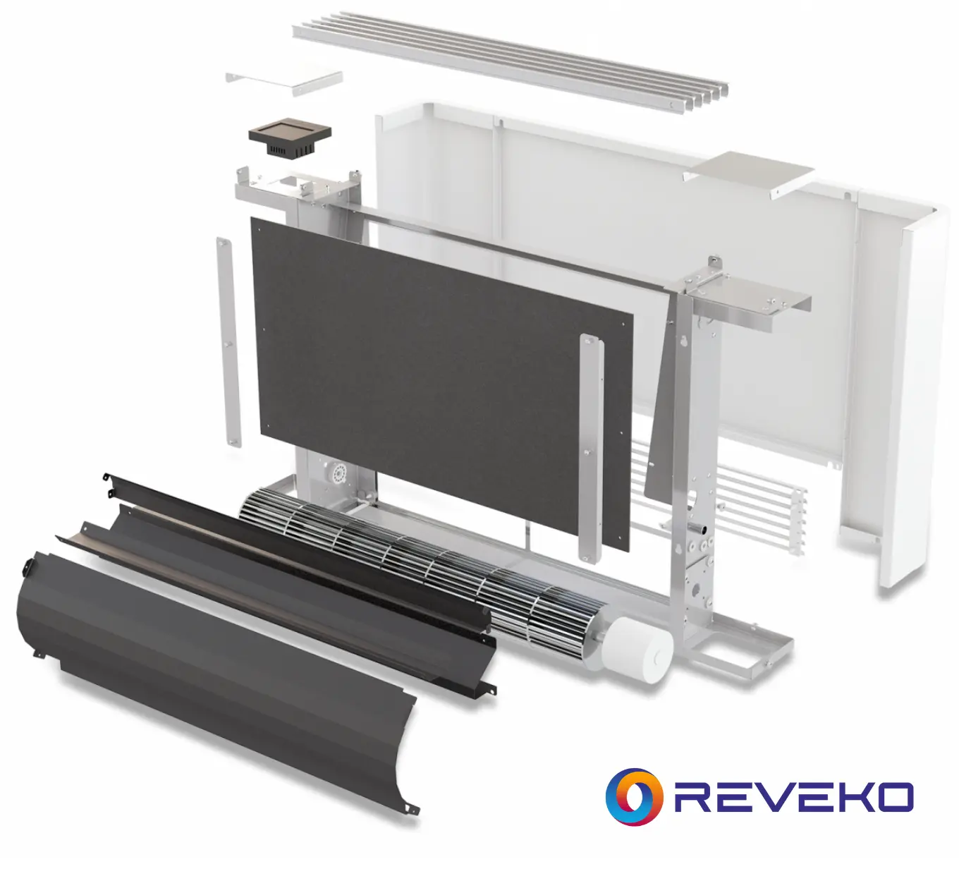 Exploded-view-LTV-radiator