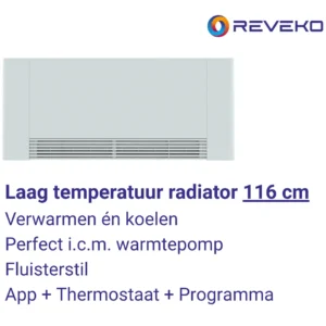 Laag temperatuur radiator 116 cm