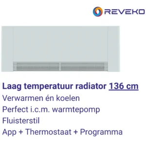 Laag temperatuur radiator 136 cm