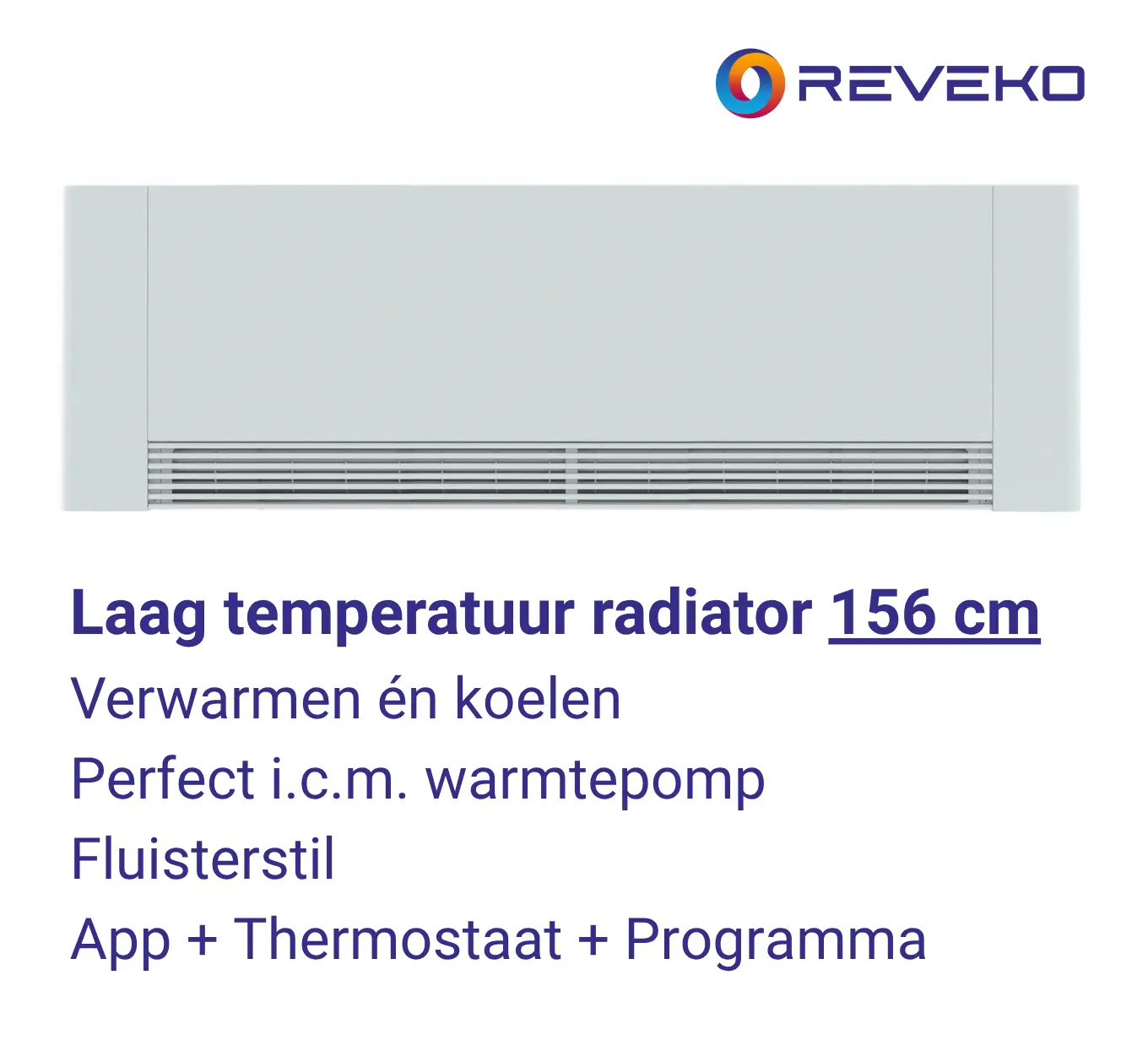 Laag temperatuur radiator 136 cm