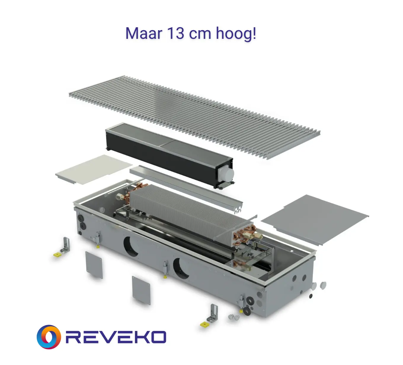 Exploded-view-convector-radiator-reveko