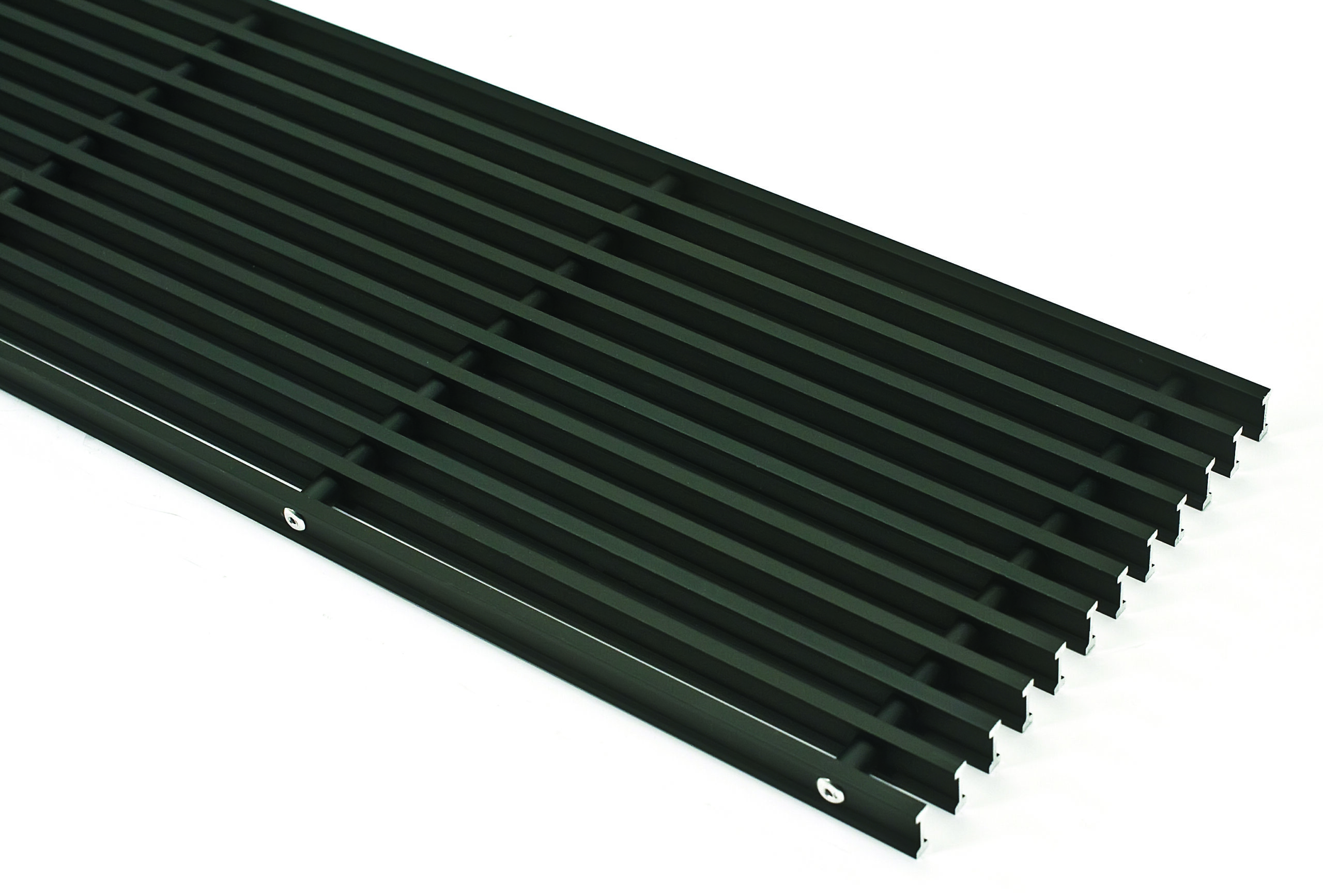 rooster convectorput lineair zwart